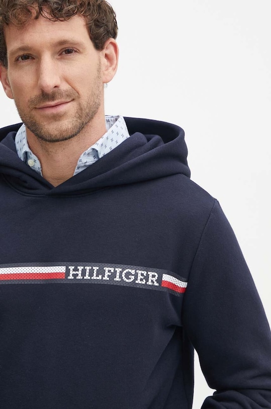 Tommy Hilfiger bluza z kapturem granatowy MW0MW36737