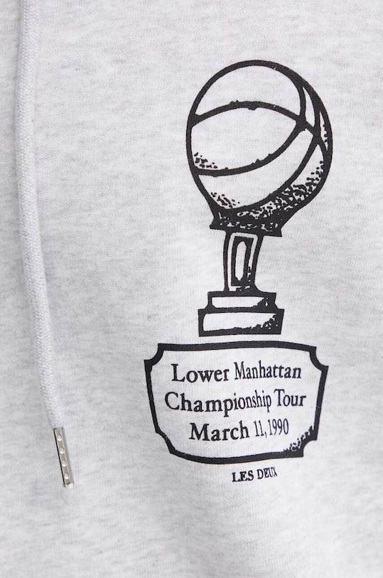 Bavlněná mikina Les Deux LDM202032 šedá