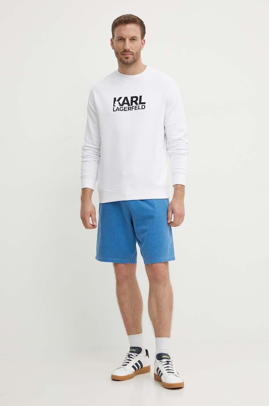 Karl Lagerfeld bluza bawełniana 543917.705091 biały NC24
