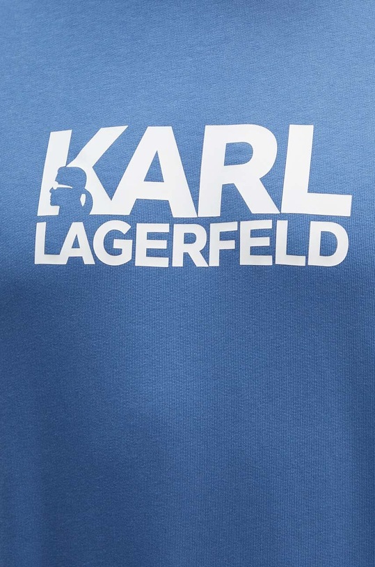 Karl Lagerfeld bluza bawełniana 543917.705091 niebieski