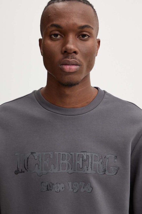 Iceberg hanorac de bumbac gri E06B.6300