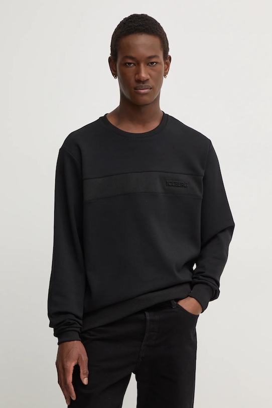 Iceberg bluza z elastanem czarny E010.6331