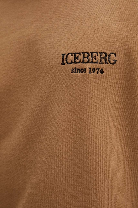 Бавовняна кофта Iceberg E0116300 бежевий