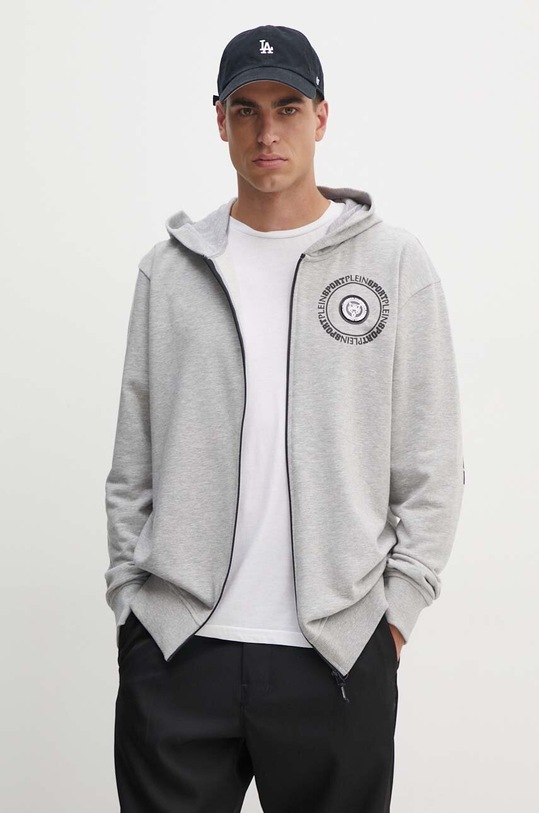 PLEIN SPORT bluza z kapturem szary FADC.MJB3424.STE003N