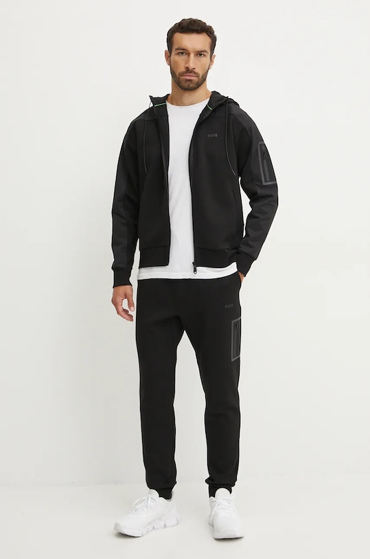 Boss Green bluza 50519019 negru AW24