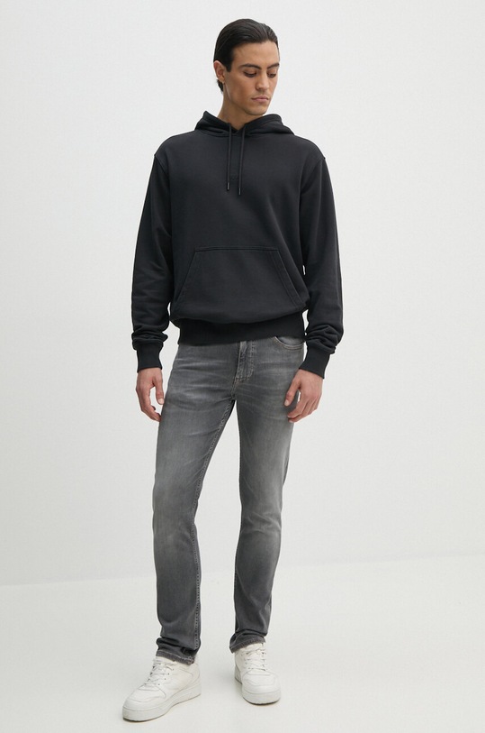 Boss Orange hanorac de bumbac 50521489 negru AW24