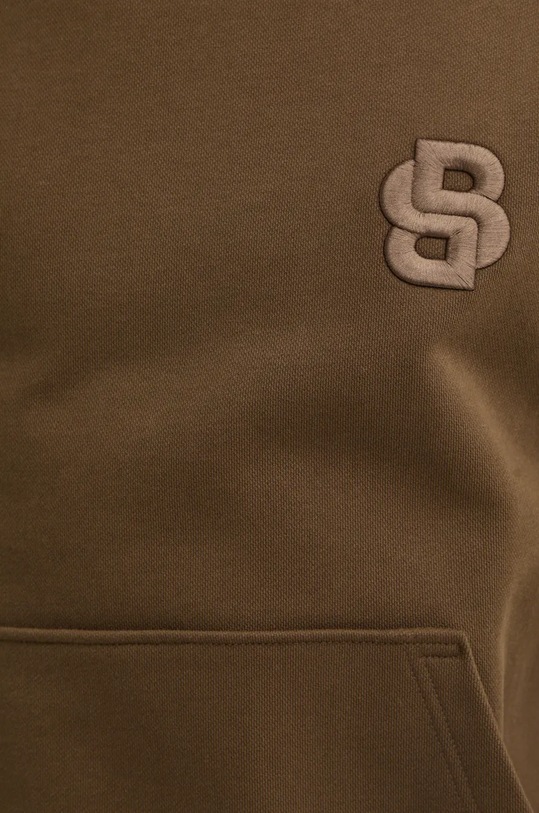 Bavlněná mikina BOSS 50518762 zelená