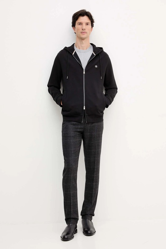 BOSS felpa 50520303 nero AW25