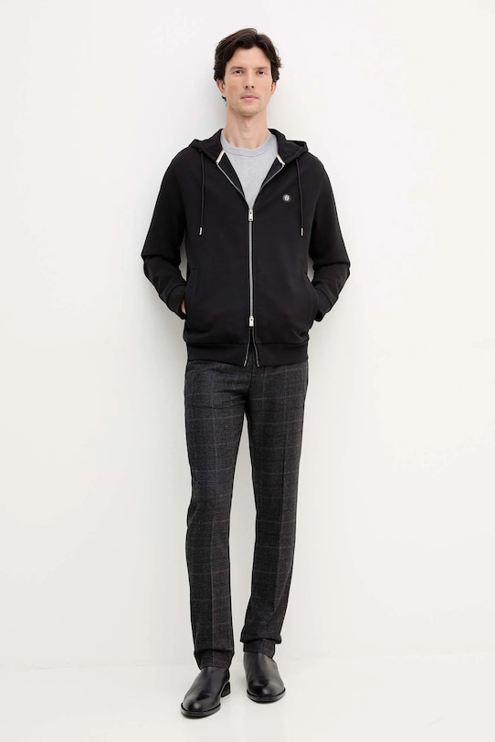 BOSS bluza 50520303 czarny AW25