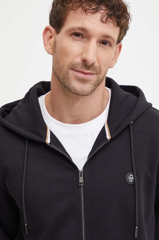 BOSS bluza z kapturem czarny 50520303