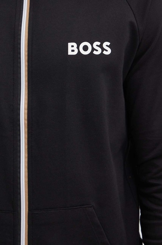 Bavlněná mikina BOSS 50521768 černá