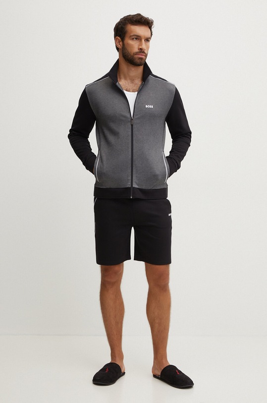 Кофта лаунж BOSS 50521809 чорний AW24