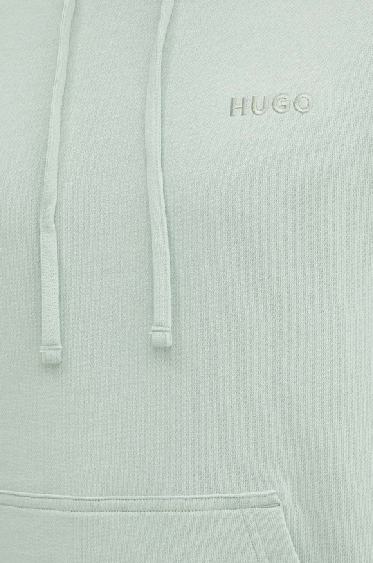Хлопковая кофта HUGO 50520502 зелёный