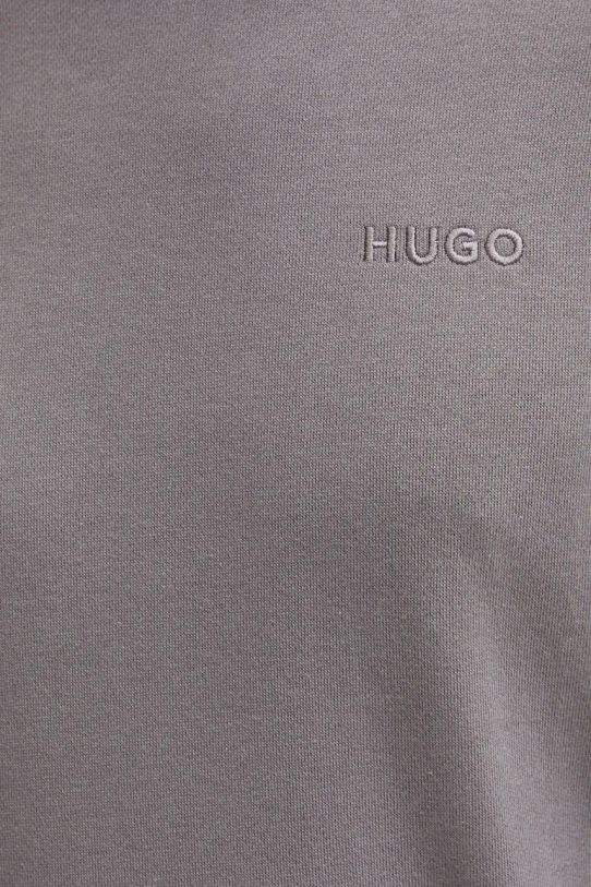 Бавовняна кофта HUGO сірий 50520502