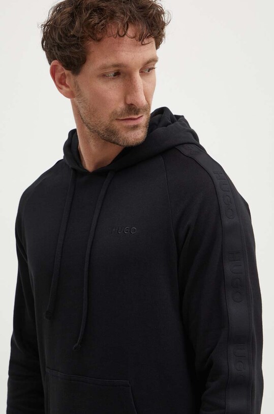 HUGO bluza bawełniana czarny 50520502