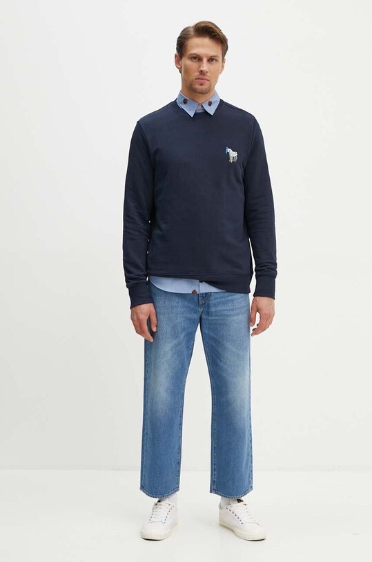 PS Paul Smith bluza bawełniana M2R.027R.NP4686 granatowy AW24