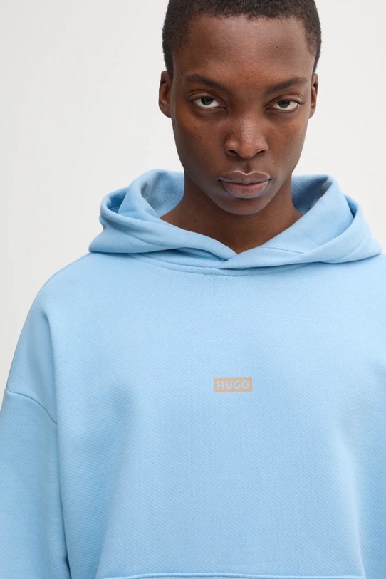 HUGO Blue bluza bawełniana niebieski 50510724