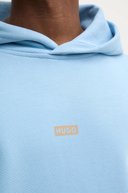 HUGO Blue bluza bawełniana 50510724 niebieski