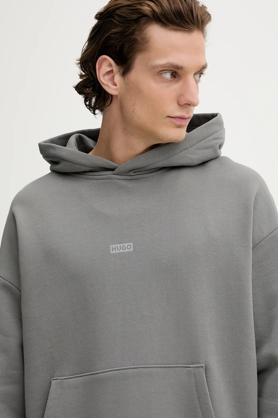 Bavlnená mikina Hugo Blue sivá 50510724