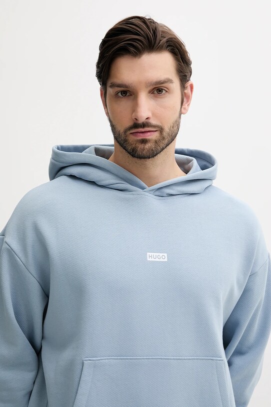 Ruházat Hugo Blue pamut melegítőfelső 50510724 kék