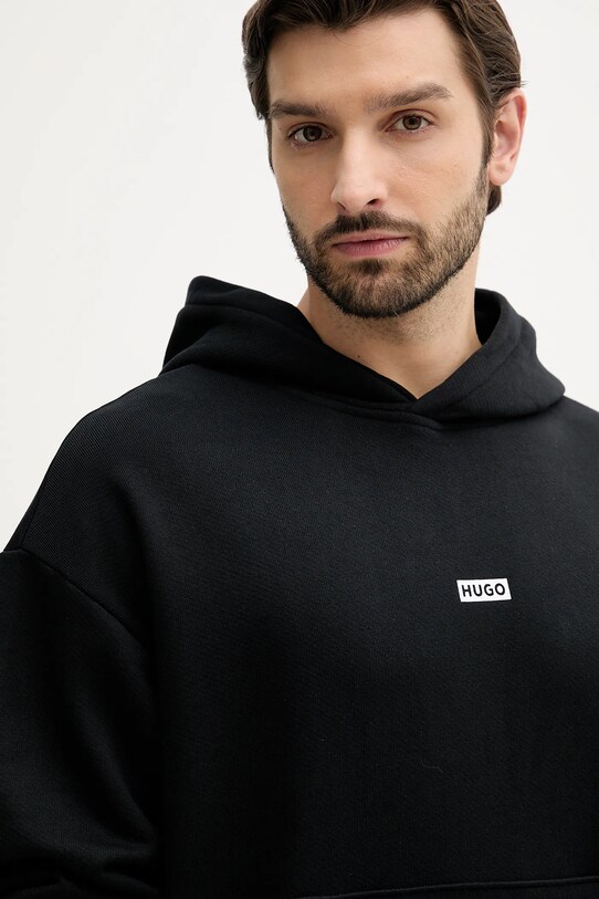 Oblačila Bombažen pulover Hugo Blue 50510724 črna