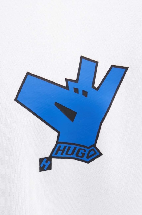HUGO Blue bluza bawełniana 50519957 biały