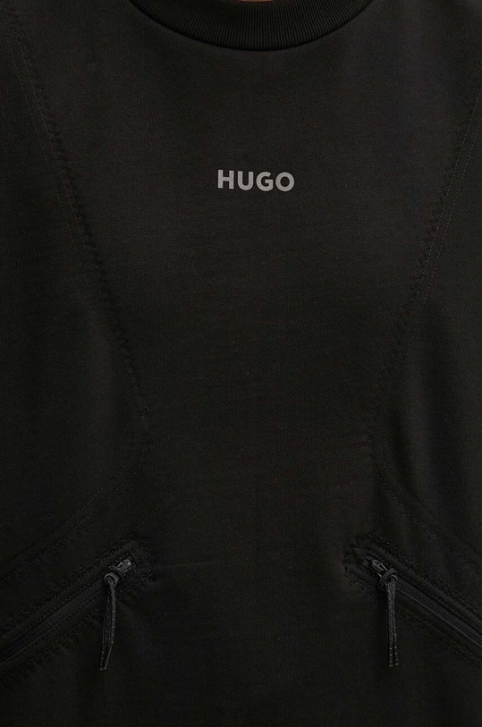 HUGO bluza bawełniana 50516667 czarny