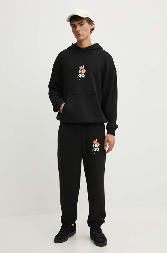 Кофта HUGO 50517408 чёрный AW24