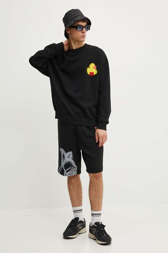 HUGO bluza bawełniana 50519838 czarny AW24