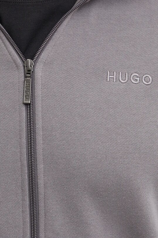 HUGO hanorac lounge din bumbac 50520493 gri