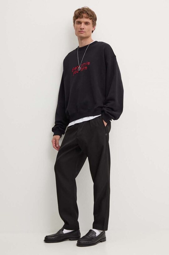 Bavlněná mikina MSGM 3740MM136.247795 černá AW24