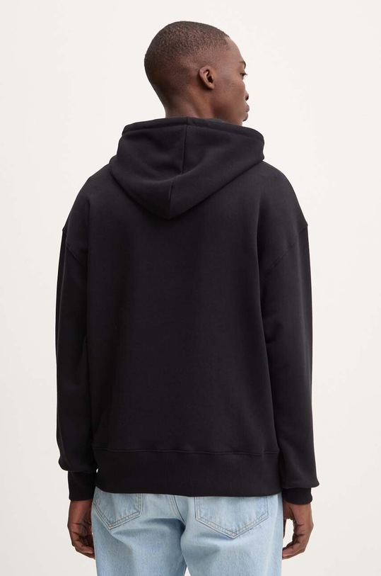 Bavlněná mikina MSGM černá 3740MM525.247799