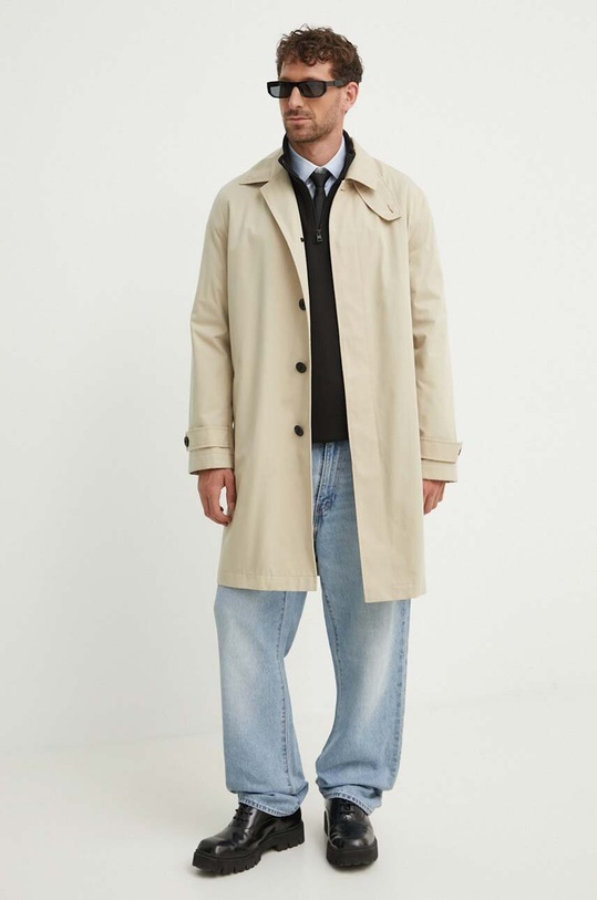 HUGO bluza bawełniana 50517848 czarny AW24