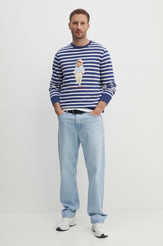 Mikina Polo Ralph Lauren 710941864 námořnická modř AW24