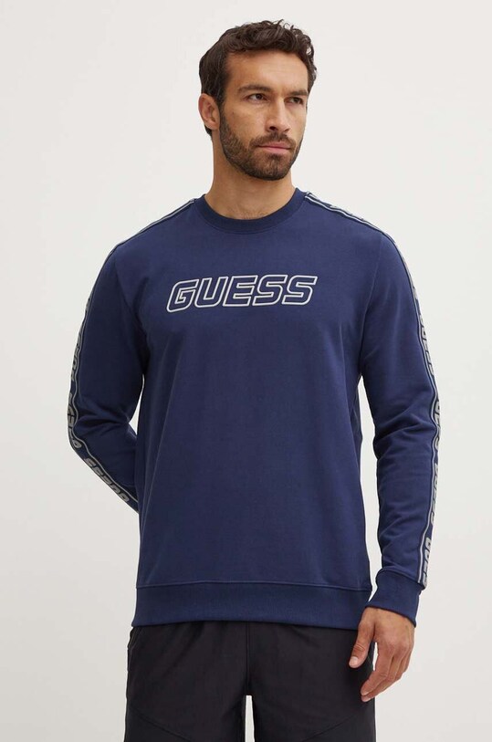 Mikina Guess ARLO tmavomodrá Z4GQ24.K6ZS1