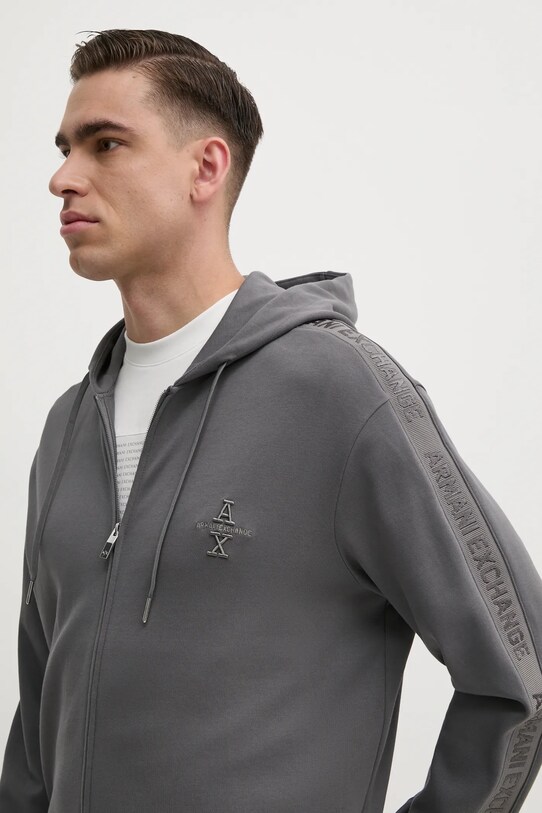Armani Exchange bluza gri 6DZMLC.ZJNNZ