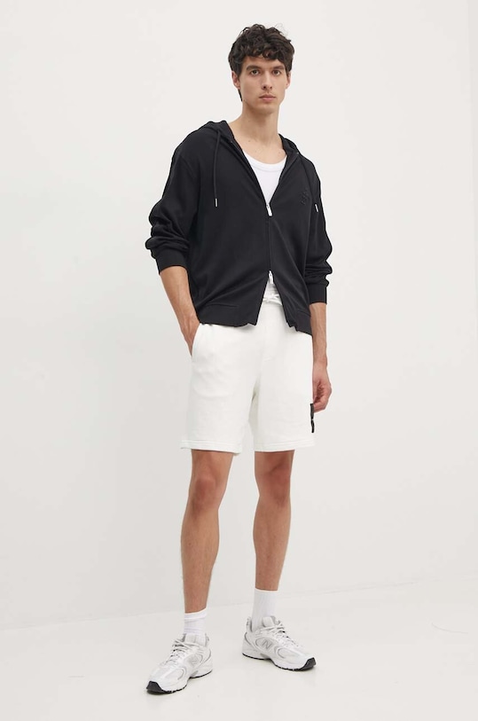 Armani Exchange bluza 6DZMLC.ZJNNZ negru SS25