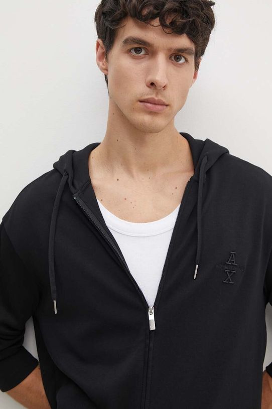 Dukserica Armani Exchange crna 6DZMLC.ZJNNZ