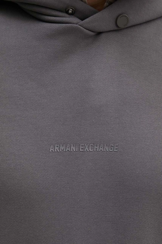 Хлопковая кофта Armani Exchange 6DZMLJ.ZJ4XZ серый