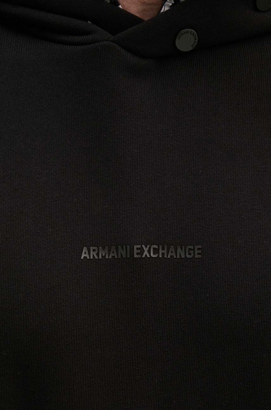 Armani Exchange hanorac de bumbac 6DZMLJ.ZJ4XZ negru