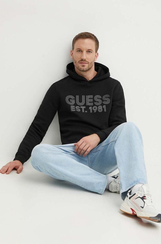 Guess bluza BEAU M4YQ36.K9Z21 negru NC24