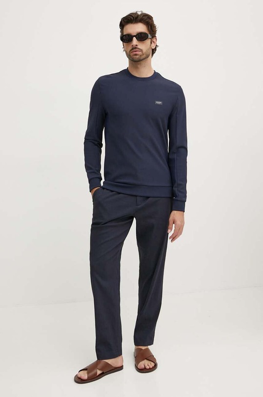 Guess bluza M4YQ09.KCBL0 granatowy AW24