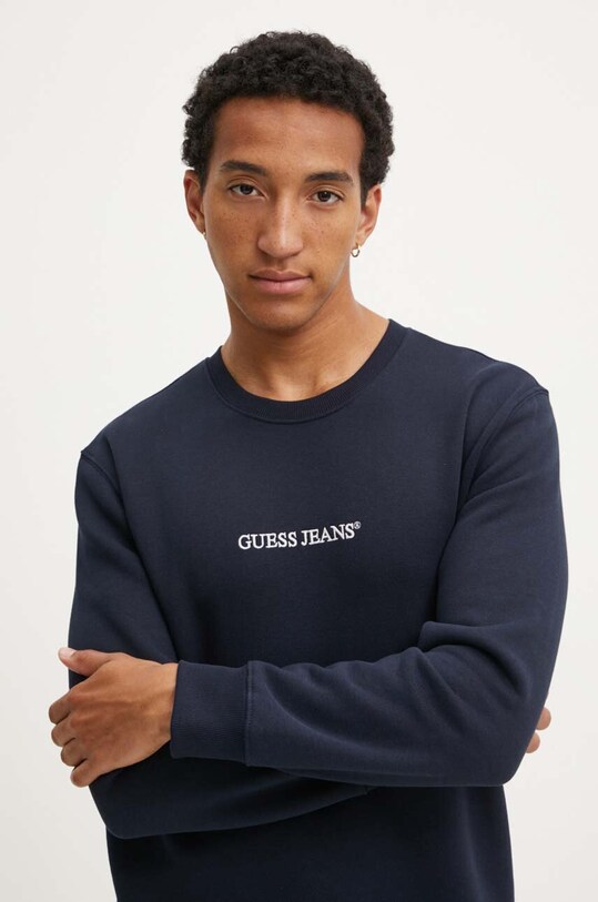 Guess Jeans felpa senza blu navy M4YQ19.K9V31