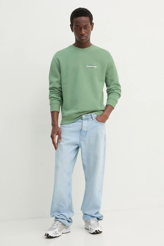 Μπλούζα Guess Jeans M4YQ17.K9V31 πράσινο SS25