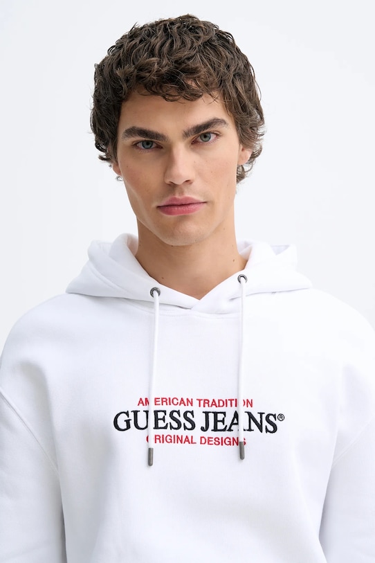 Μπλούζα Guess Jeans λευκό M4YQ23.K9V31