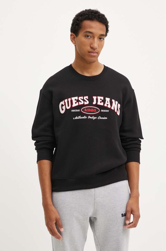Кофта Guess Jeans без капюшона чёрный M4YQ20.K9V31