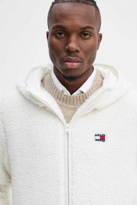 Флисовая кофта Tommy Jeans белый DM0DM19224