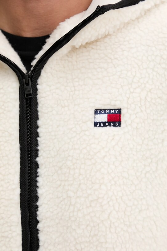 Флісова кофта Tommy Jeans DM0DM19224 бежевий