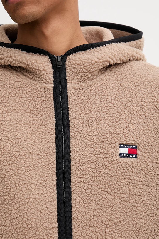 Tommy Jeans bluza polarowa DM0DM19224 brązowy