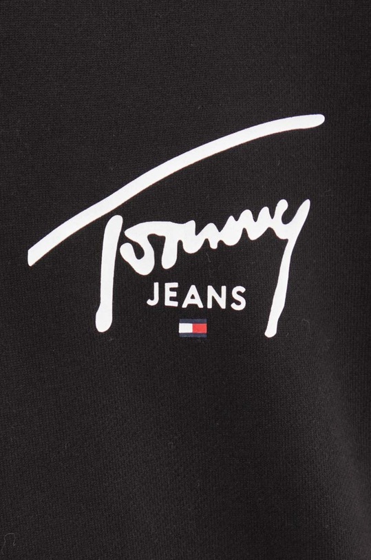 Tommy Jeans hanorac de bumbac DM0DM19229 negru